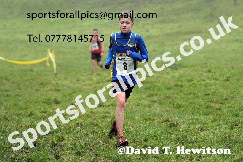 Boys under-13s, NECAA Junior Cross Country Relays, Thornley Farm, Peterlee, Saturday, December 12th. Photo: David T. Hewitson/Sports for All Pics